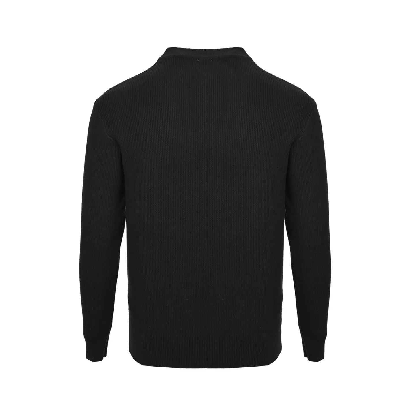 Louis Vuitton/Louis Vuitton chest old pattern leather crew neck sweater